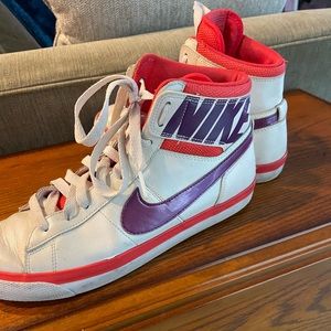 Nike Pink High Top Sneakers 